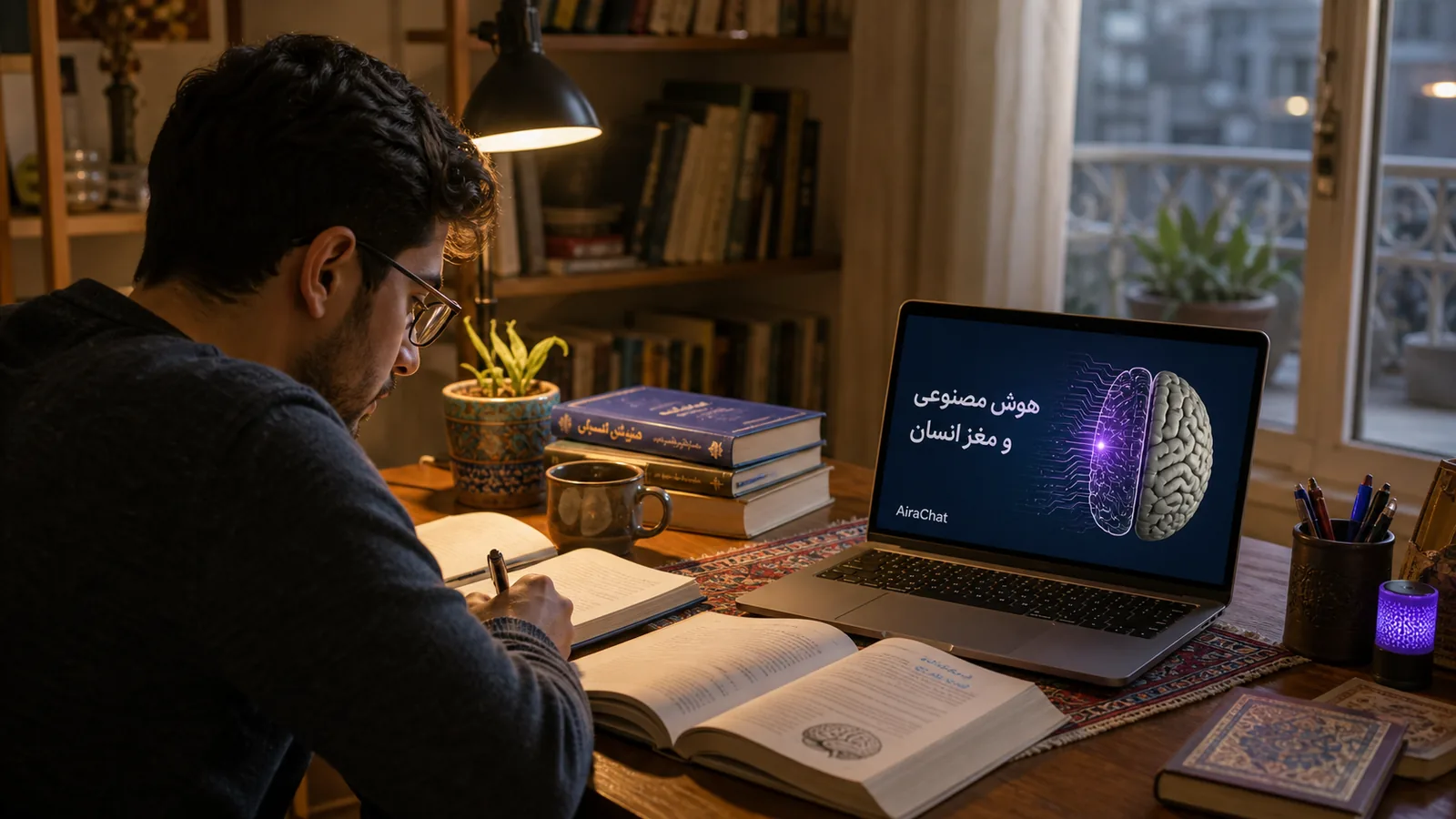 تصویر مقالهٔ هوش مصنوعی و مغز انسان