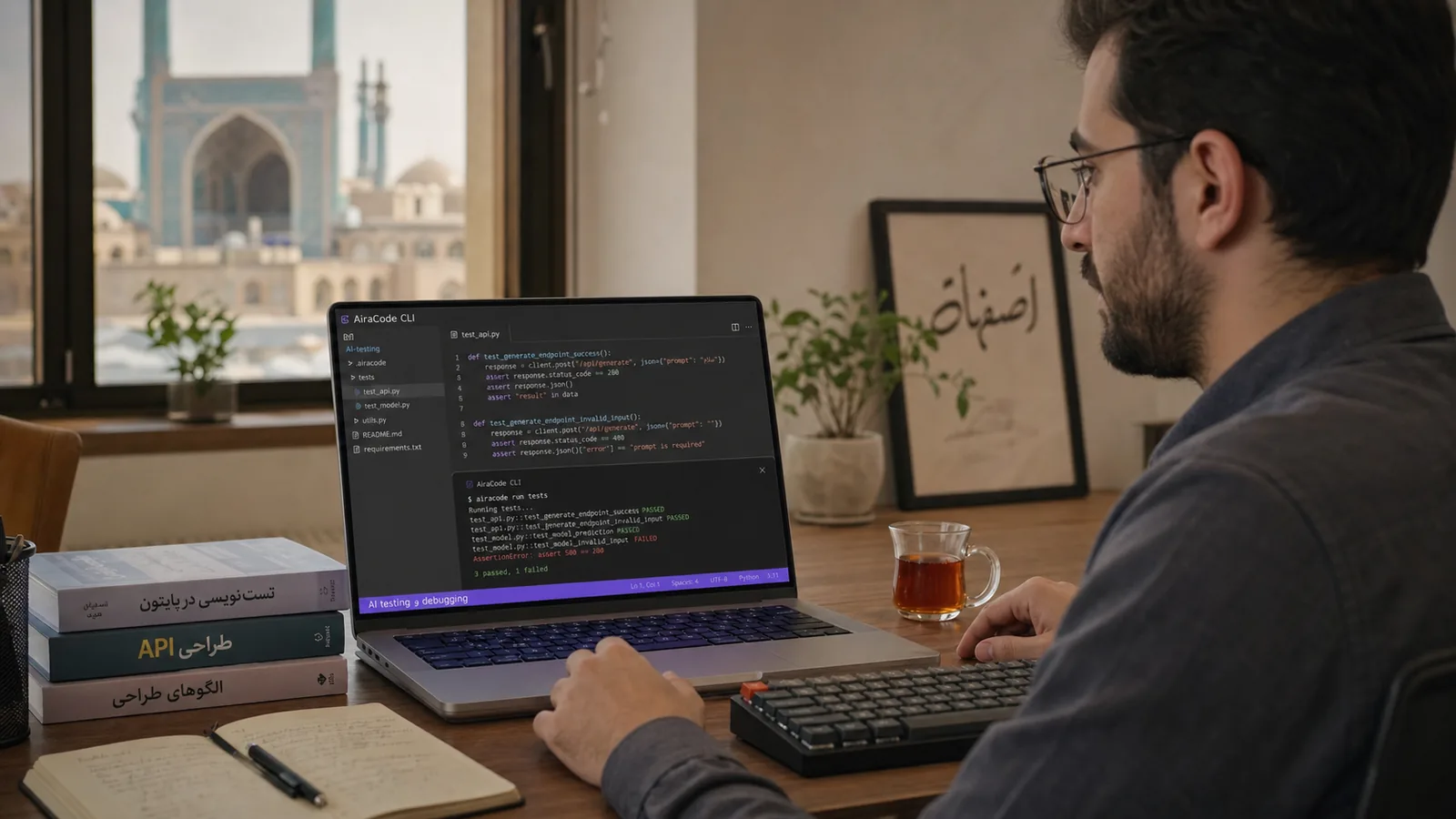 AI testing و debugging
