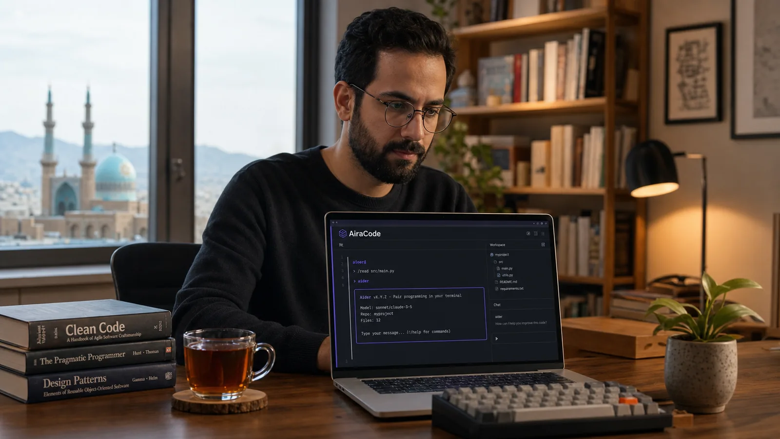 Aider، pair programming روی ترمینال