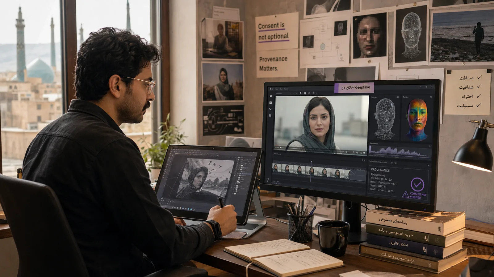 اخلاق در deepfake