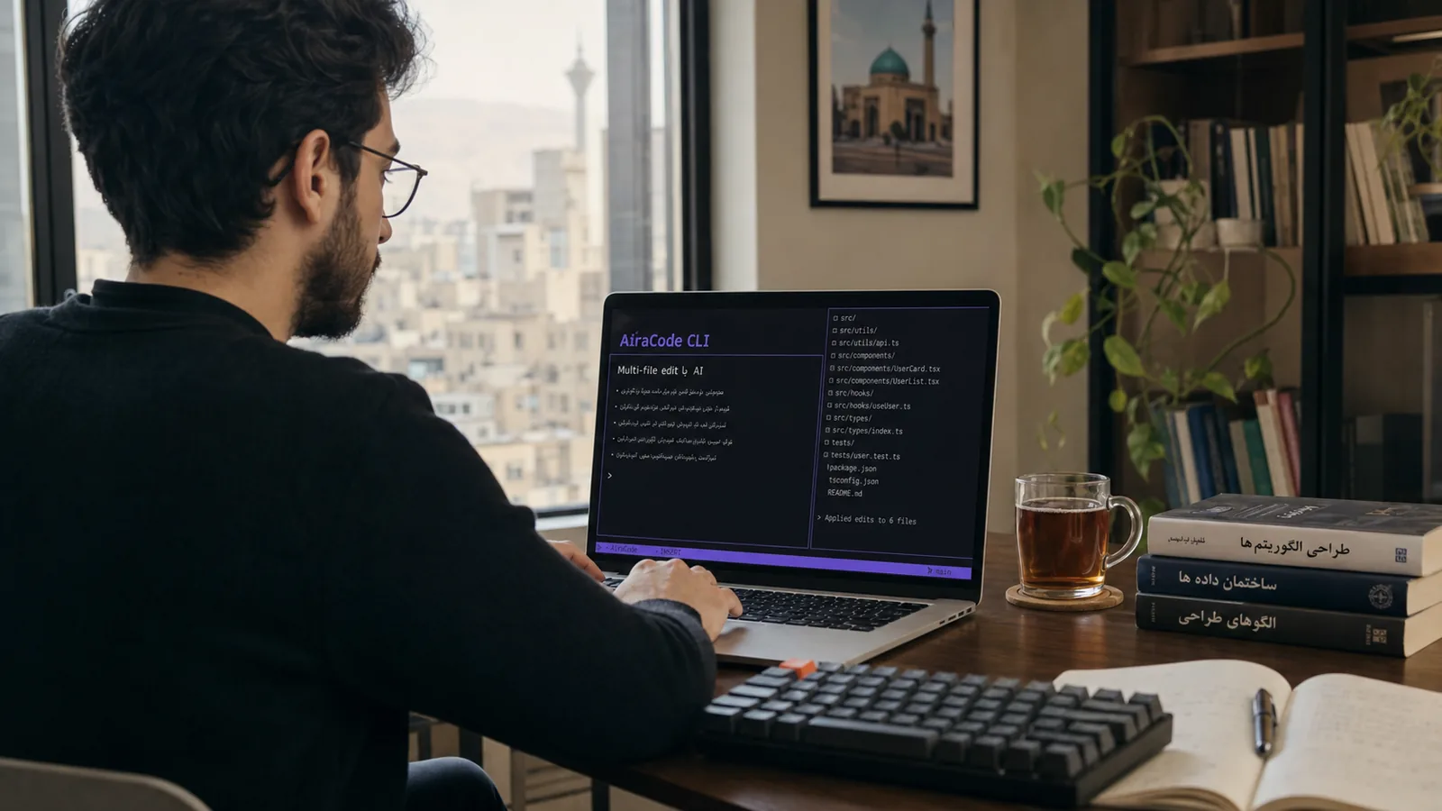 Multi-file edit با AI