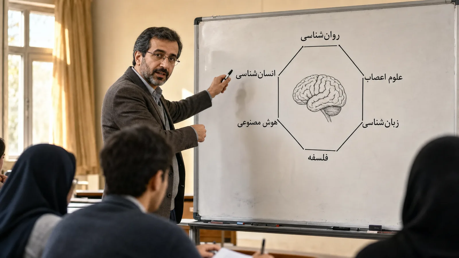 چرا علوم شناختی میان‌رشته‌ای است؟ شش رشته در یک قاب