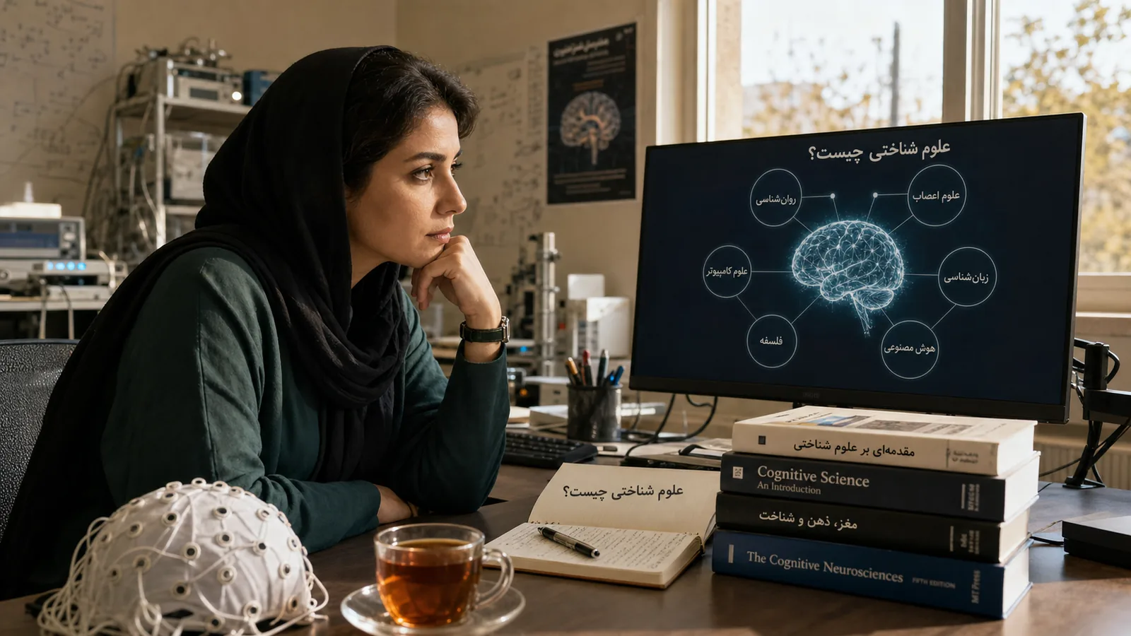 علوم شناختی چیست؟ راهنمای کامل فارسی به ذهن، مغز و شناخت در عصر هوش مصنوعی
