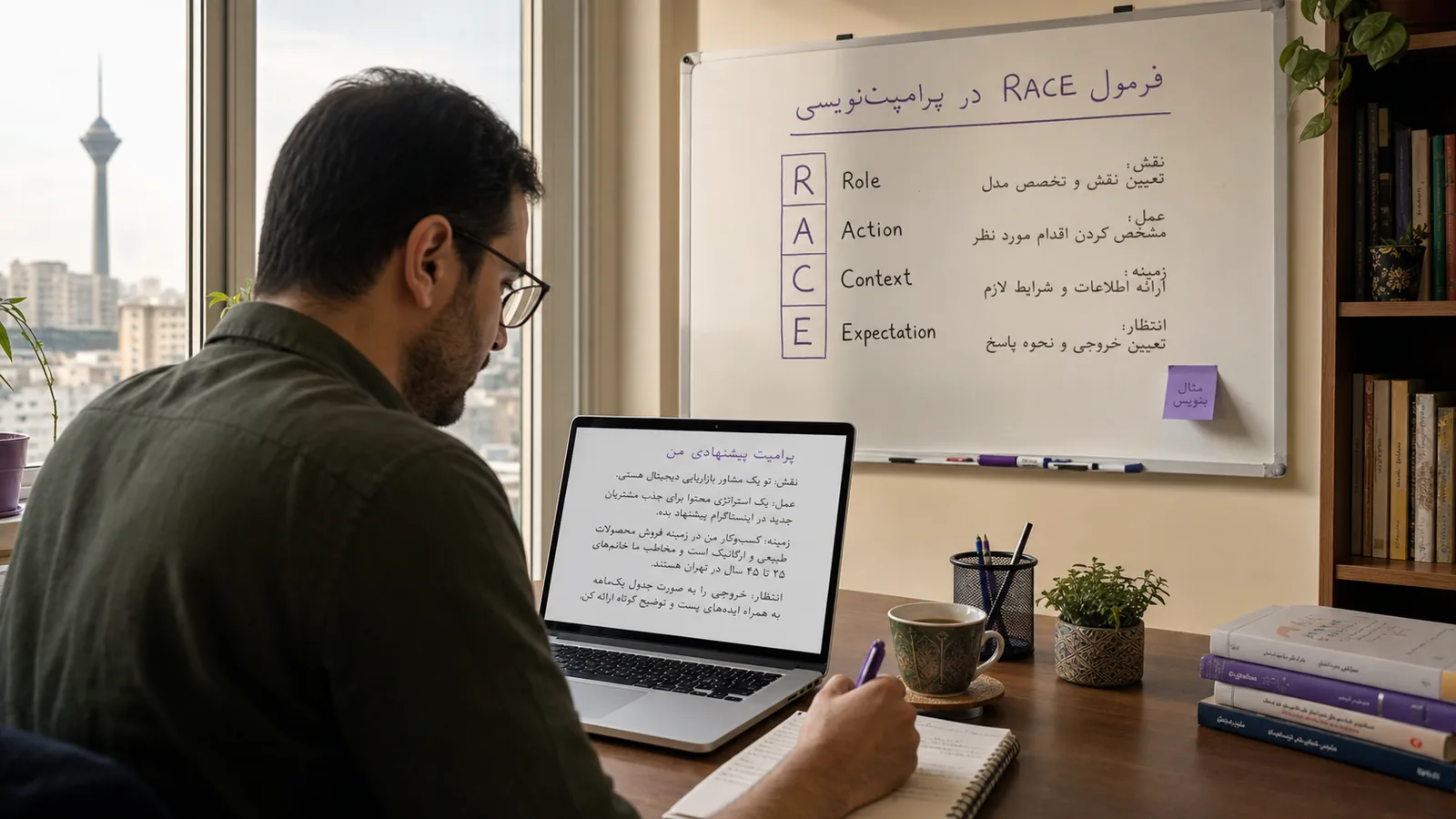 فرمول RACE در پرامپتنویسی